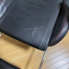 GTRacing ゲーミングチェア スピーカー付き オットマン付き サラウンド効果 オフィスチェア フットレスト デスクチェア ゲーム用チェア リクライニング パソコンチェア ハイバック ヘッドレスト ランバーサポート ひじ掛け付き PUレザー PC/PS4/PS5/XBOX/SWITCH等対応(専用USBアダプタ使用)(オットマン付き) ブラック GT890MF-Blackの画像
