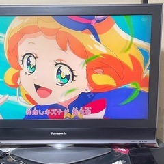 日本製パナソニック37型テレビの画像