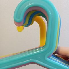 【無料】子ども用ハンガー14本の画像
