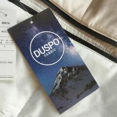 カッコいい！！DUSPO  フード付き中綿ブルゾン  M  ホワイトブラック  新品未使用タグ付きの画像