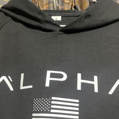 ALPHAパーカー　開封のみ未使用の画像