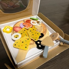 知育玩具　ピザセットの画像