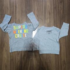 GLOBAL WORK&BREEZE　KIDSトレーナー100の画像