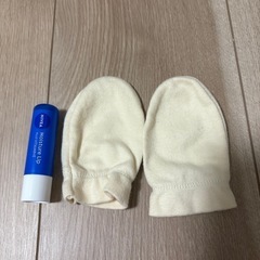 【0円】オーガニックコットン　ベビーミトンの画像