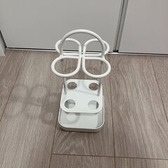ニトリ 傘立て クローバー ホワイト