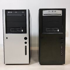 【再値下げ】HDDなしPC×２、２３インチモニター
