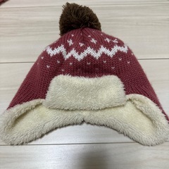 ミニーちゃんニット帽の画像
