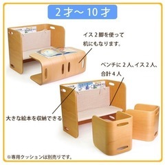 デスク・チェアセット（ホップル正規品、定価4万円以上）の画像