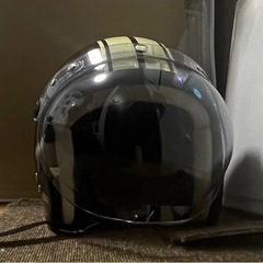 バイク　ヘルメット　ハーフ　相談中