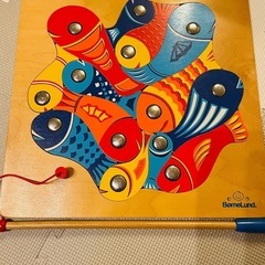 (12/22処分)ボーネルンド　魚釣り　パズルの画像