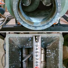 陶芸　土練機　林田鉄工　Mステンレス　100v　中古　作動確認済の画像