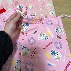 幼稚園　手作り手提げバッグ　usedの画像