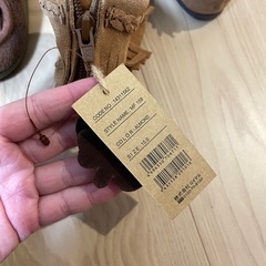 新品　未使用　女の子　フリンジシューズ　ウィンターシューズの画像