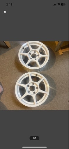 P1 Racing  7J+45 15インチ　5H 114.3