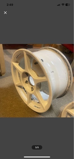 P1 Racing  7J+45 15インチ　5H 114.3