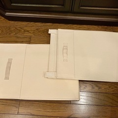 無印良品　帆布収納ケース　大小2個セットの画像