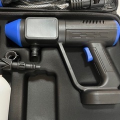 【未使用】コードレス高圧洗浄機　6 in 1 ノズル付き洗浄機　家庭用洗車スプリンクラー　収納ボックス付きの画像