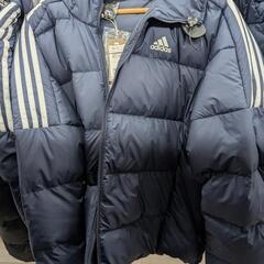 新品未使用!!　アディダスダウンジャケット　ネイビー  2XL