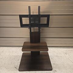 壁寄せ テレビスタンド ブラウンの画像