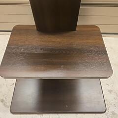 壁寄せ テレビスタンド ブラウンの画像