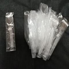 プラスチックスプーン、フォーク類