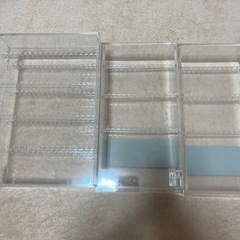 無印良品 ピアス収納 アクリル 3点の画像