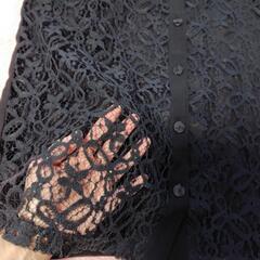 襟付きレース　ジレ　M〜Ｌサイズの画像