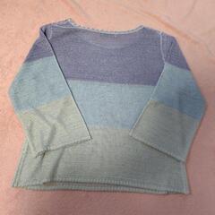 水色サマーニット　M〜Ｌサイズの画像