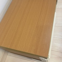 テレビ台　テレビテーブル　サイドテーブル　キャスター付き　ナチュラルの画像