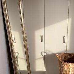 即渡しok🥹ゴールドの全身ミラー