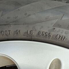 VAGGIO　アルミタイヤ4本　215/60R17　スタッドレス　エスティマ 17×7J OFF40 4/5Hマルチ PCD114.3の画像