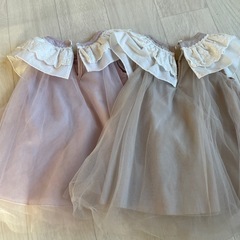 双子　ワンピース　ドレス　お宮参りの画像