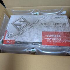 グラフィックボード　ASRock Radeon RX 7800 XT Steel Legend 16GB OC (RX7800XT SL 16GO)の画像