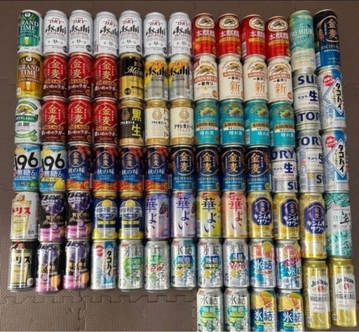酒　合計　86本セット  缶ビール　発泡酒　缶チューハイ　ハイボール