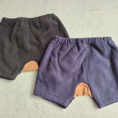 ショートパンツ　お猿さん　くまさん　ブラック　ネイビーの画像