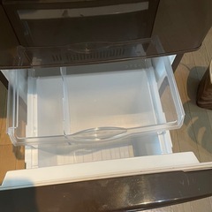 冷蔵庫　ブラウンの画像