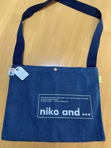 【新品‼️ niko and ...】ロゴトートバッグ