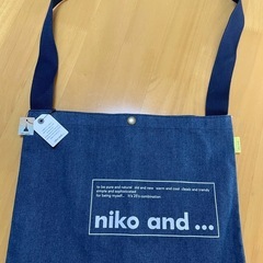 【新品‼️ niko and ...】ロゴトートバッグ
