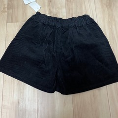 新品　コーデュロイキュロット　150センチの画像