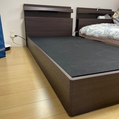 美品　シングルベッド　フレームのみの画像