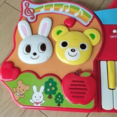 ミキハウスピアノおもちゃの画像