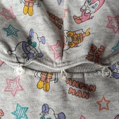 アンパンマン　ばいきんまん　ドキンちゃん　パーカー　グレー色の画像