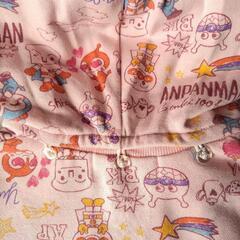 アンパンマン　ドキンちゃん　ばいきんまん　しょくパンマン　コキンちゃん　パーカー　ピンク色の画像