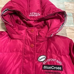 BLUE CROSS GIRLS ダウンジャケットLサイズ　160cmの画像
