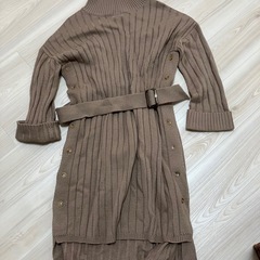 マタニティ  ニットワンピースの画像