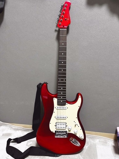 エレキギター MAVIS ストラトタイプ MSTー250 MRD 美品