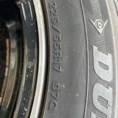 スタッドレスタイヤ20インチ（ホイル付き）　中古　美品の画像