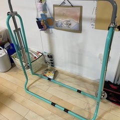 鉄棒 子ども用 折りたたみ式　高さ83〜130センチ変更可能　の画像