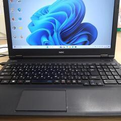  SSD240gb officeNECノートi5 8世代 WINDOWS11スペック対応パソコンの画像