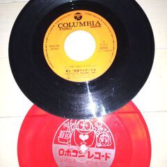レコード・ソノシート　戦え！仮面ライダーV3・ロボコン・アカシヤの雨がやむとき・雨の御堂筋の画像